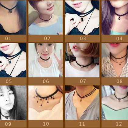 Korea Long Sweater Neck Jewelry Necklace Chain..