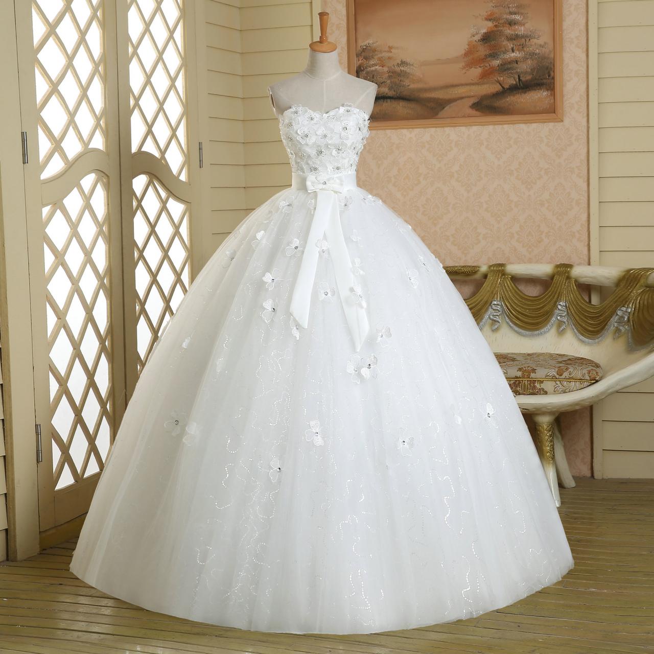 Vestido De Noiva Vintage Lace Bow 60's Gothic White Long Ball Gown Wedding Dress Bridal Gown Dresses For Bride Wedding Gown