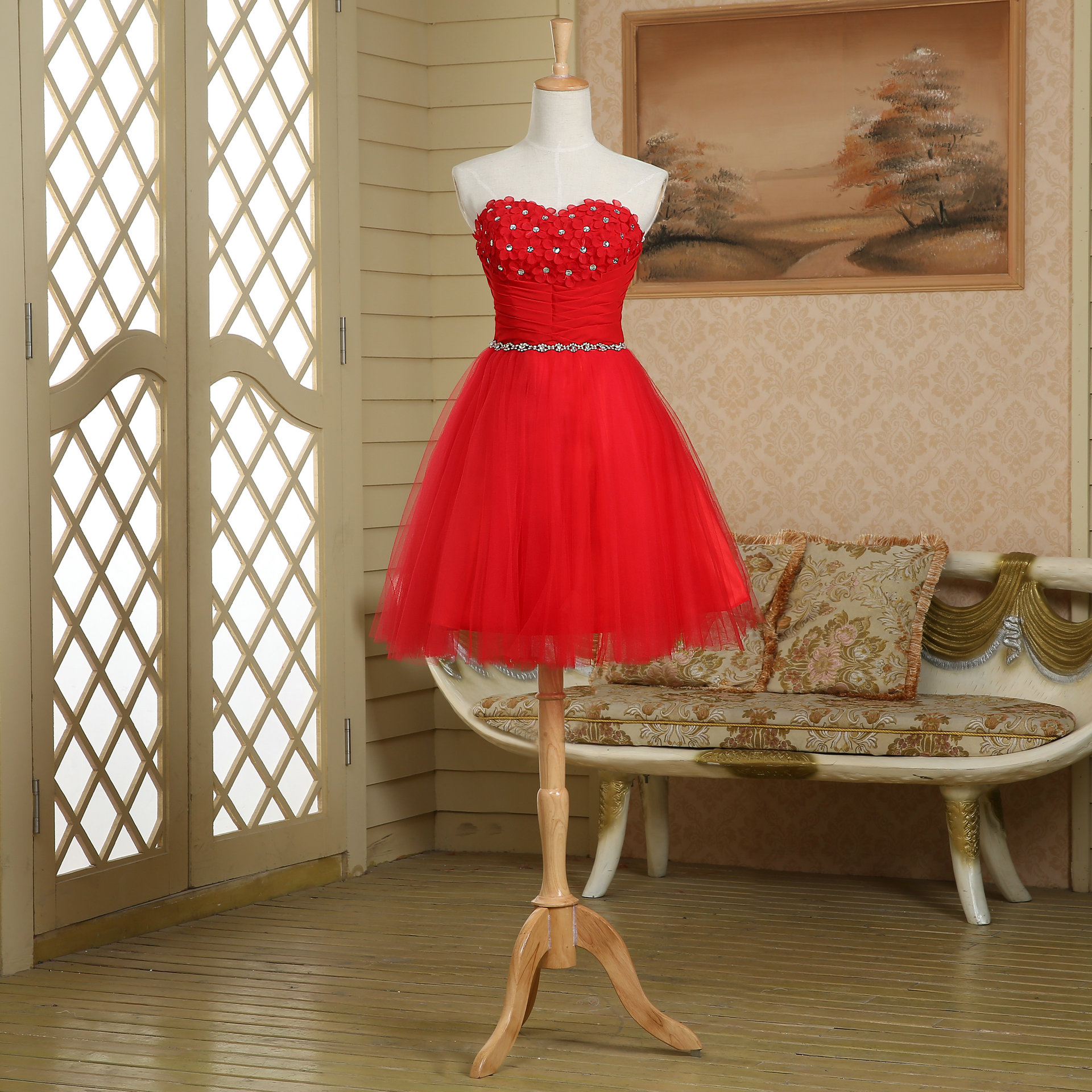 red prom dress kids